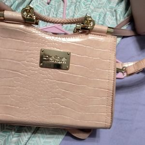 Bebe coral color purse